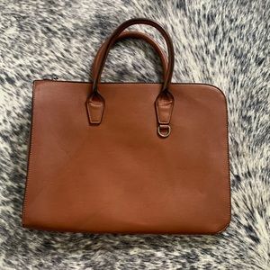 Zara Mens Zip Modern Briefcase
